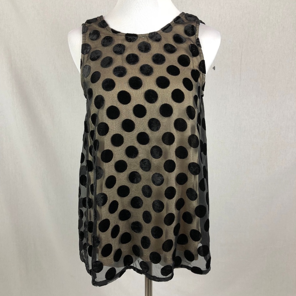 NEW Anthro x Sunday in Brooklyn velvet polka dot - Picture 2 of 8